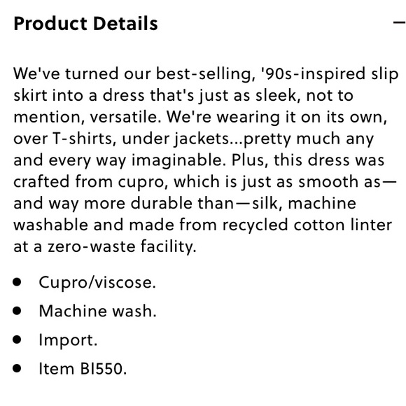 J.CREW Tall Gwyneth cupro-blend slip dress 6T - Picture 5 of 5